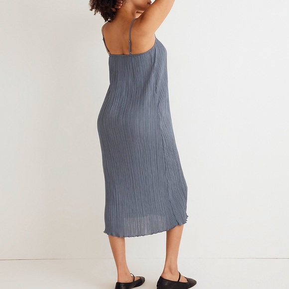 Madewell The Goldie Plissé Dress - Picture 5 of 14